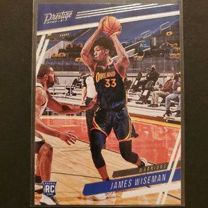 2020-21 Panini Chronicles Prestige James Wiseman Rookie Card (RC) # 52